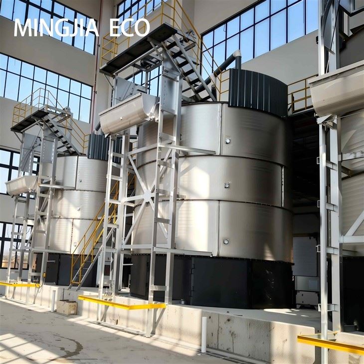 Fermentation Tank For Manure Waste Management Livestock Manure To Organic Fertilizer Automatic Composting Equipment factory